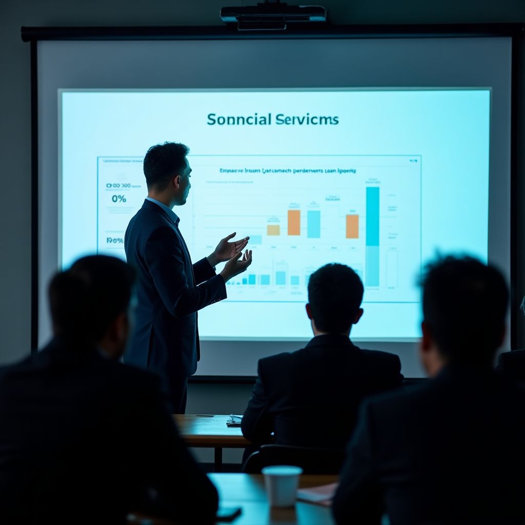 Presentación a cliente sobre estrategia financiera